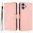 Mobigear Urban Wallet iPhone 16 Plus Etui z klapką typu portfel - Różowy