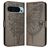 Mobigear Butterfly Google Pixel 9 Pro XL Funda tipo libro Cartera - Gris