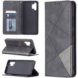 Mobigear Rhombus Slim Samsung Galaxy A32 4G Pungetui - Sort