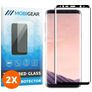 Mobigear Premium Samsung Galaxy S8 Plus Vidro temperado Película de ecrã - Compatível com capas - Preto (Pack de 2)
