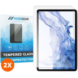 Mobigear Samsung Galaxy Tab S9 Vidro temperado Película de ecrã - Compatível com capas (Pack de 2)