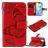 Mobigear Butterfly iPhone 12 Mini Funda tipo libro Cartera - Rojo