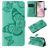 Mobigear Butterfly iPhone 16e Plånboksfodral med sedelfack - Grön