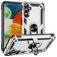 Mobigear Armor Ring Samsung Galaxy A24 Kova Suojakuori Iskunkestävä + Sormuspidike - Hopea