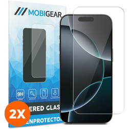 Mobigear iPhone 17 Pro Glas Skærmbeskytter - Case Friendly (2-pak)