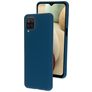Mobiparts Samsung Galaxy A12 Silikone Bagsidecover - Blueberry Blue