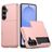Mobigear Card Samsung Galaxy S26 Hard Case Back cover Shockproof with Card Holder - Rose Gold