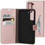 Mobiparts Classic Wallet Samsung Galaxy S21 FE Cover a libro portafoglio - Rosa