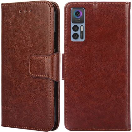 Mobigear Wallet TCL 30 Funda tipo libro Cartera - Marrón