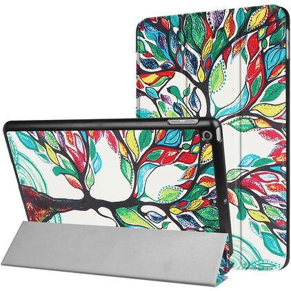 Mobigear Tri-Fold iPad 6 (2018) Funda tipo libro - Tree