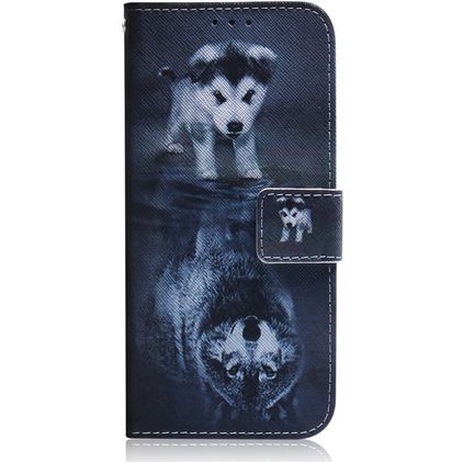 Mobigear Design Samsung Galaxy S20 Plus Lompakkokotelo + Setelitasku - Wolf