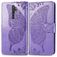 Mobigear Butterfly OPPO A9 (2020) Funda tipo libro Cartera - Morado