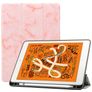 Mobigear Tri-Fold Marble iPad Air 3 (2019) Funda tipo libro + Portalápices - Rosa