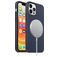 Mobigear Rubber Touch iPhone 12 Pro Silicone MagSafe Capa traseira - Azul marinho