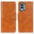 Mobigear Classy Nokia X30 Wallet case - Cognac