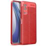 Mobigear Luxury Vivo Y72 TPU flexível Capa traseira - Vermelho