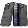 Mobigear Armor Stand iPhone 13 Pro Funda Plástico rígido Carcasa Antigolpes con soporte - Negro