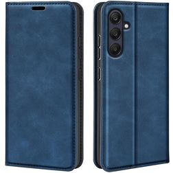 Mobigear Retro Slim Samsung Galaxy A26 Funda tipo libro Cartera - Azul oscuro