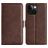 Mobigear Slim Magnet iPhone 15 Plus Wallet case - Brown