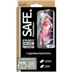SAFE by PanzerGlass Ultra-Wide-Fit iPhone 13 Pro Cristal templado Protector de pantalla - Compatible con fundas