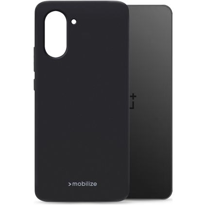 Mobilize Rubber Gelly OnePlus Nord CE5 Fleksibel TPU Bagsidecover - Sort