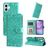 Mobigear Sunflower iPhone 17 Funda tipo libro Cartera - Verde