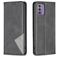 Mobigear Rhombus Slim Nokia G42 Capa livro - Preto
