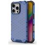 Mobigear Honeycomb iPhone 16 Pro Hard Case Back cover Shockproof - Blue