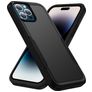 Mobigear Heavy Armor iPhone 14 Pro Hårdt Bagsidecover Stødsikkert - Sort