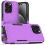 Mobigear Heavy Armor iPhone 16 Pro Max Plástico rígido Capa traseira Antichoque - Roxo