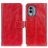 Mobigear Basic Nokia X30 Plånboksfodral med sedelfack - Röd