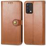 Mobigear Snap Button Realme GT Master Edition Funda tipo libro Cartera - Marrón