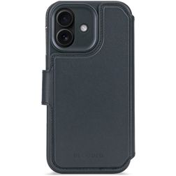 Decoded Detachable Wallet iPhone 17 MagSafe Cover Ægte læder Aftageligt 2-i-1-pungetui med Seddelrum - Navy Shadow
