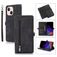 Mobigear Zipper iPhone 14 Plus Wallet case - Black