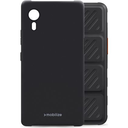 Mobilize Rubber Gelly Samsung Galaxy Xcover 7 TPU flexible Carcasa - Matt Black