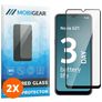 Mobigear Premium Nokia G21 Tempered Glass Screen Protector - Case Friendly - Black (2-Pack)