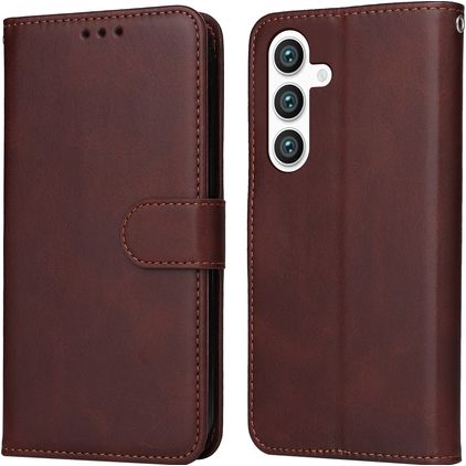 Mobigear Wallet Samsung Galaxy S24 Capa livro Carteira - Castanho