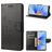 Mobigear Flowers OPPO A17 Pungetui med Seddelrum - Sort