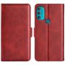 Mobigear Slim Magnet Motorola Moto G71 5G Cover a libro portafoglio - Rosso