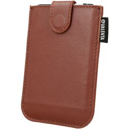 Valenta Card Pocket Slide Læder Kortholder - 5 kort - Brun