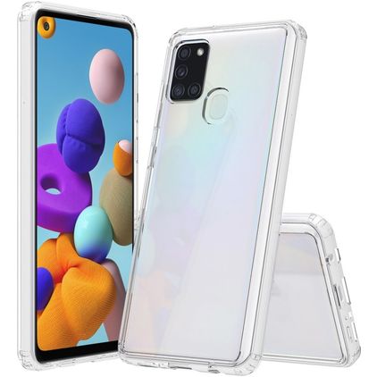 Mobigear Crystal Transparentní Samsung Galaxy A21s Tvrdý plast Zadní kryt - Průhledná