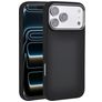 Valenta Silk iPhone 17 Pro Silikoni MagSafe Suojakuori Iskunkestävä - Musta