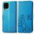 Mobigear Clover Samsung Galaxy A22 5G Lompakkokotelo + Setelitasku - Sininen