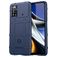 Mobigear Rugged Shield POCO X4 Pro 5G TPU flessibile Back cover Antiurto - Blu