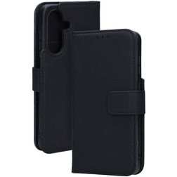 Mobiparts Samsung Galaxy A26 Ægte læder Pungetui med Seddelrum - Sort