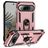 Mobigear Armor Ring Google Pixel 9 Pro XL Hard Case Back cover Shockproof with Ring Holder - Rose Gold