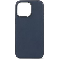 Decoded iPhone 15 Pro MagSafe Genuine Leather Back cover - Blue
