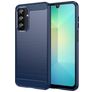 Mobigear Brushed Slim Samsung Galaxy A26 Flexibilní TPU Zadní kryt - Modrá