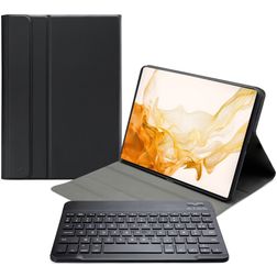 Mobilize Detachable Bluetooth Keyboard Samsung Galaxy Tab S7 AZERTY Keyboard Wallet case - Black
