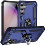 Mobigear Armor Ring Samsung Galaxy S23 FE Plástico rígido Capa traseira Antichoque com anel - Azul